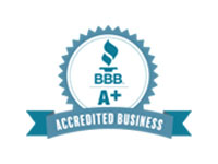 BBB Accredited Business, A+ rating